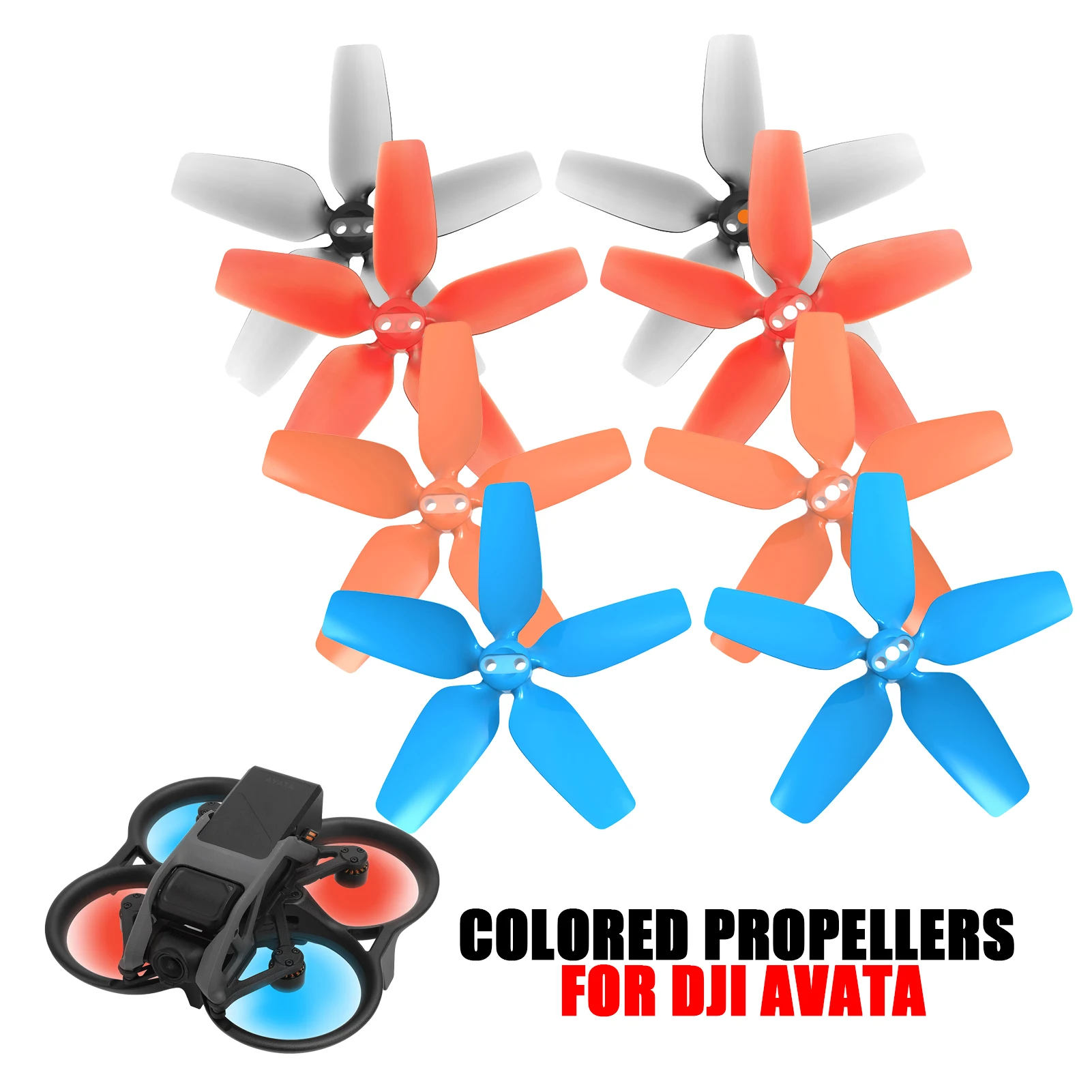 

Avata Propeller 2925s FPV Propellers Colored Quick-Release Blades Replacement Prop for DJI AVATA Drone Accessories