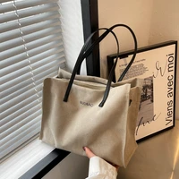 2022 large capacity brand letter printing versatile western style high quality texture women shoulder crossbody tote handbags