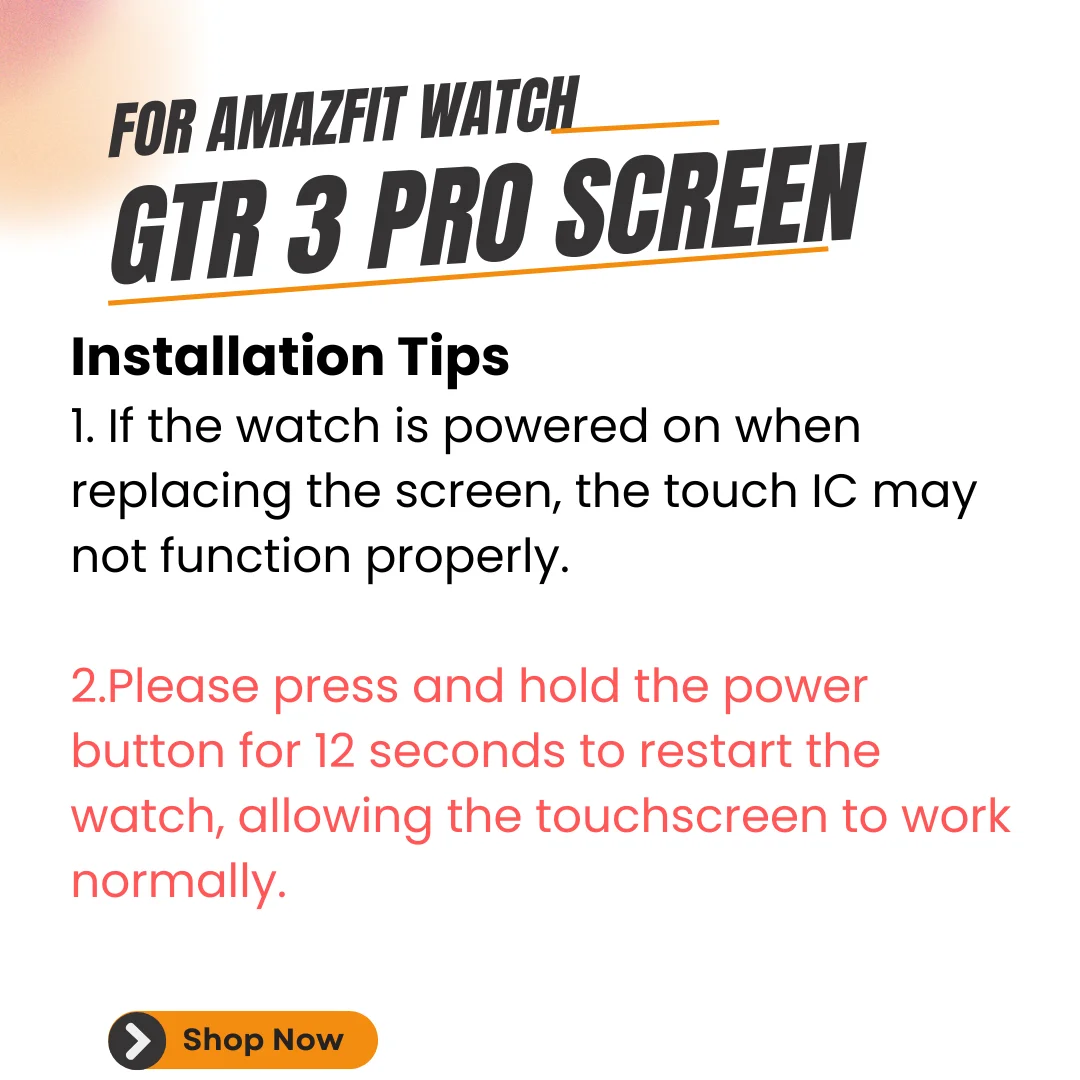 Для Amazfit GTR 3 Pro ЖК-дисплей с цифровым преобразователем сенсорного экрана в сборе для Huami Amazfit GTR 3 Pro (art.: 3920ce45ea0b0) - 3920ce45ea0b0