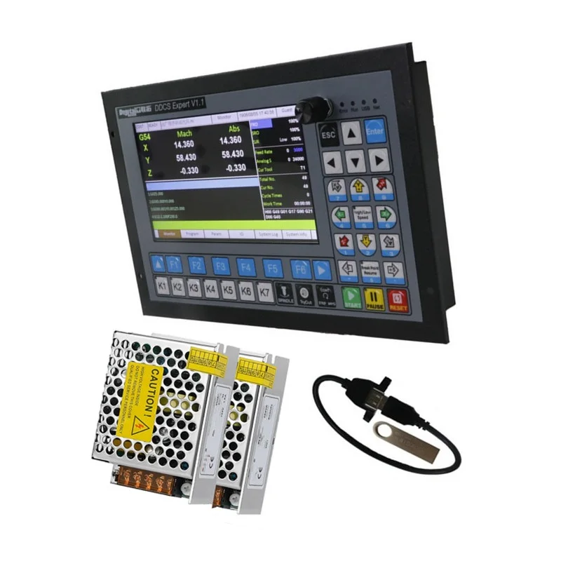 ЧПУ контроллер движения с автономным интерфейсом, 3 оси, 100 Вт, 24 В, а