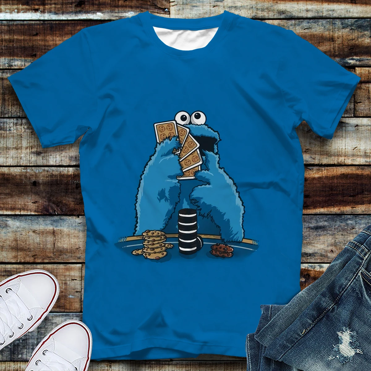 

THE MUPPET SHOW COOKIE MONSTER T SHIRT