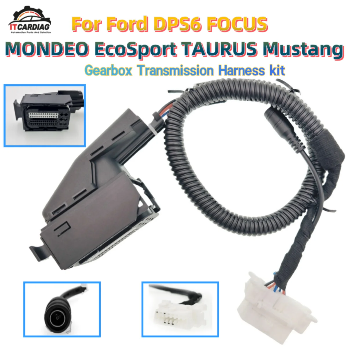 

Для Ford DPS6 FOCUS MONDEO EcoSport TAURUS Mustang Трансмиссия Компьютер Обслуживание Тестовая платформа Жгут проводов