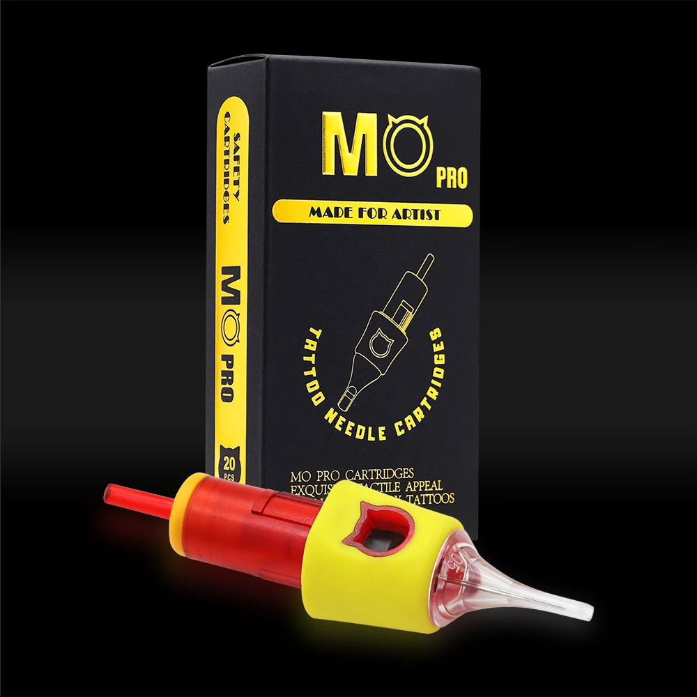 #12RS/0 35 мм и 10RS/0 30 круглый шейдер Mo Pro картридж для татуировок 20 шт. одноразовый