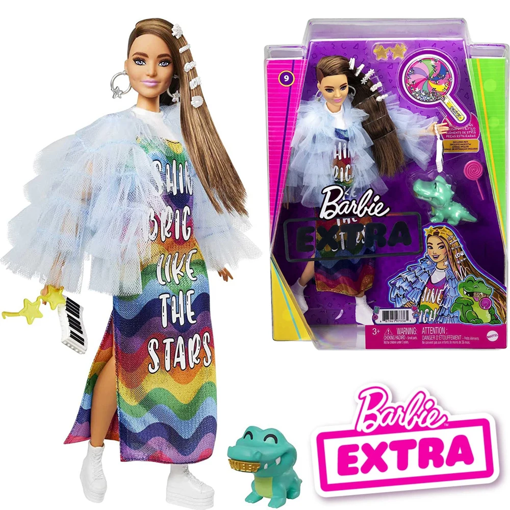 

Barbie-Barbie Extra Doll With Tulle Jacket GYJ78