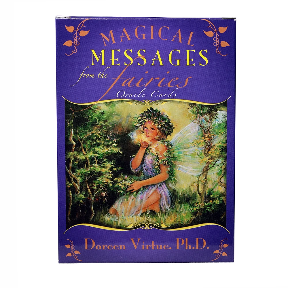 

2022 New Magical Messages from the Fairies Oracle Cards.17 Deck and PDF Guidebook by Doreen Virtue Tarot cards for Beginners