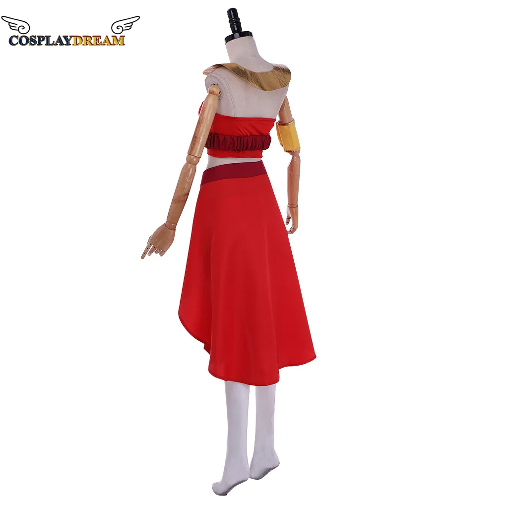 Женский костюм для косплея аниме сексуальный наряд с запахом и юбкой принцессы