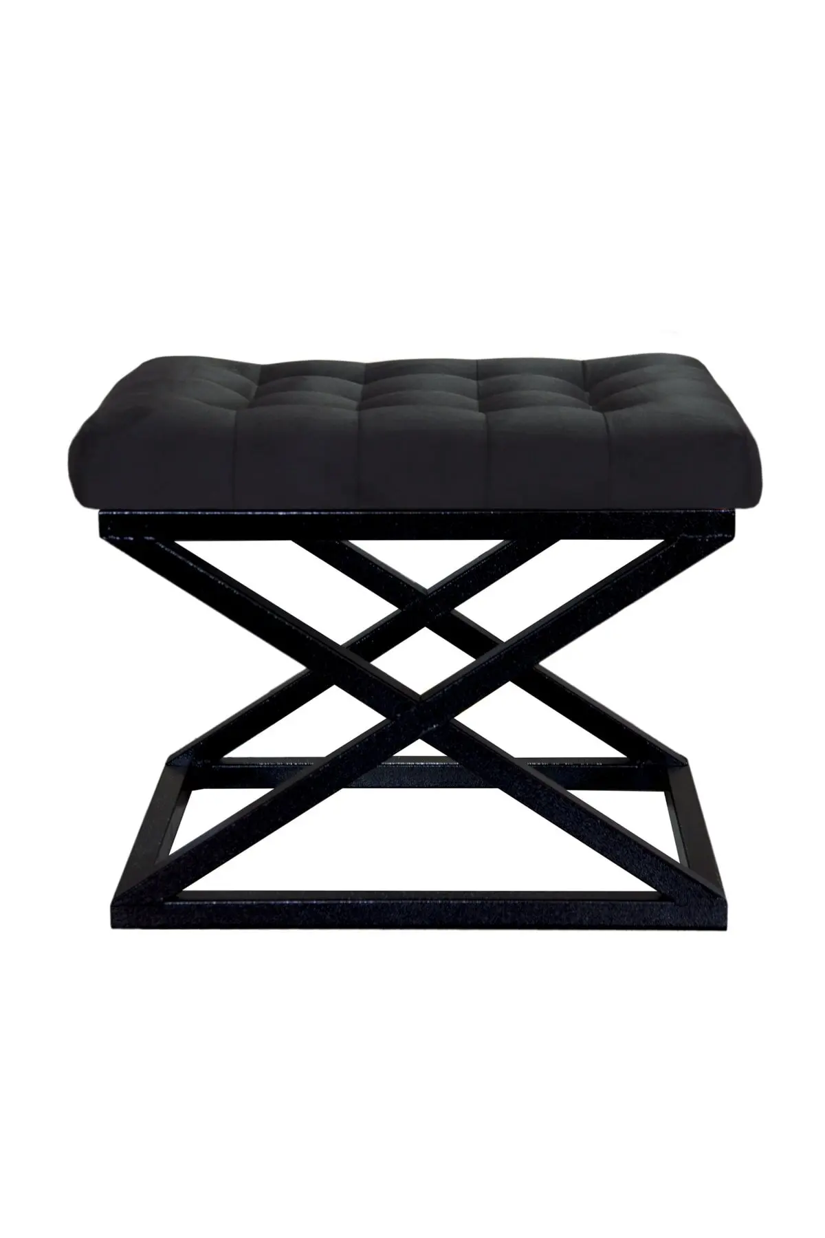 

Modern Black Metal Flip Stand Pofidik Puff Bench Seat Chair Foorest Seat Bedroom Kids Room Home Decor