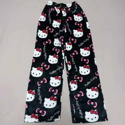 Sanrio Hello Kitty Фланелевые Пижамные Штаны