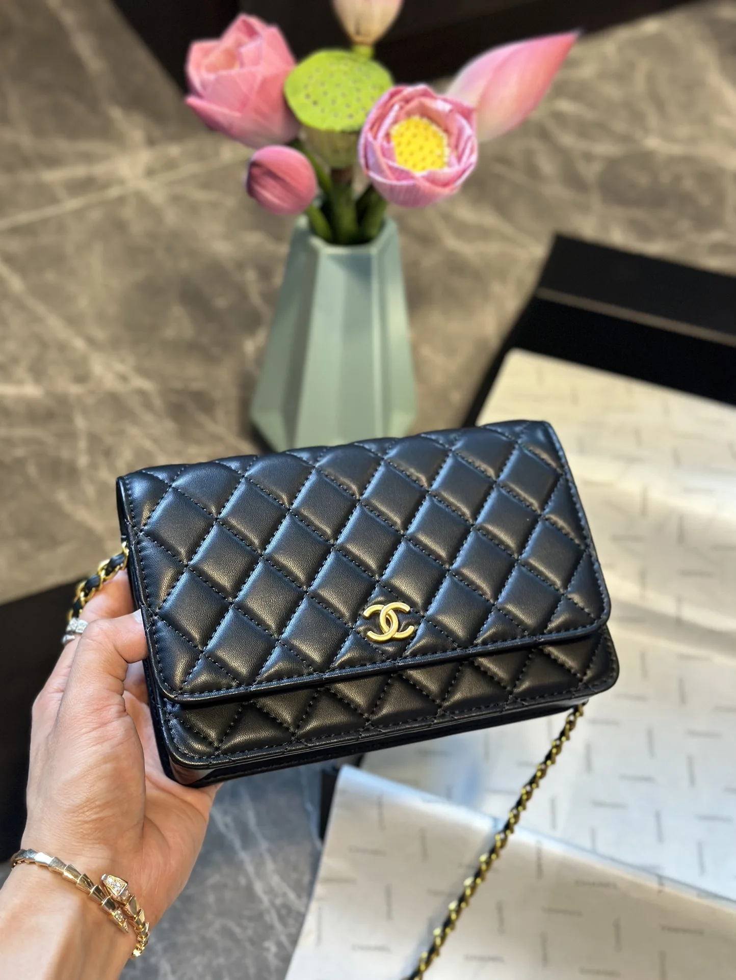 Сумки Chanel Totes Cope 1:1 2024 Новая женская сумка-кошелек через плечо Модная сумка-шоппер