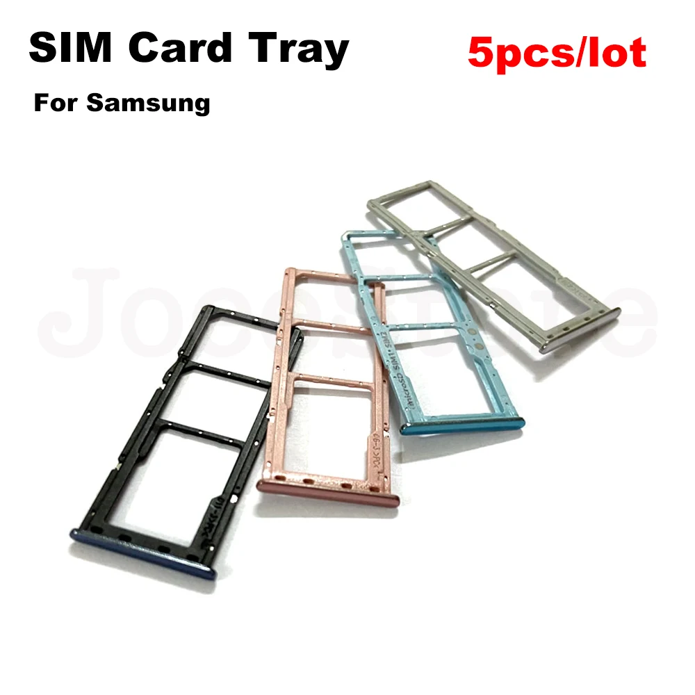 

5pcs SIM Card Tray For Samsung Galaxy A51 A515 A515F A71 A715 A715F A5 A7 2020 SIM Card Socket Adapter Repair Replacement Parts