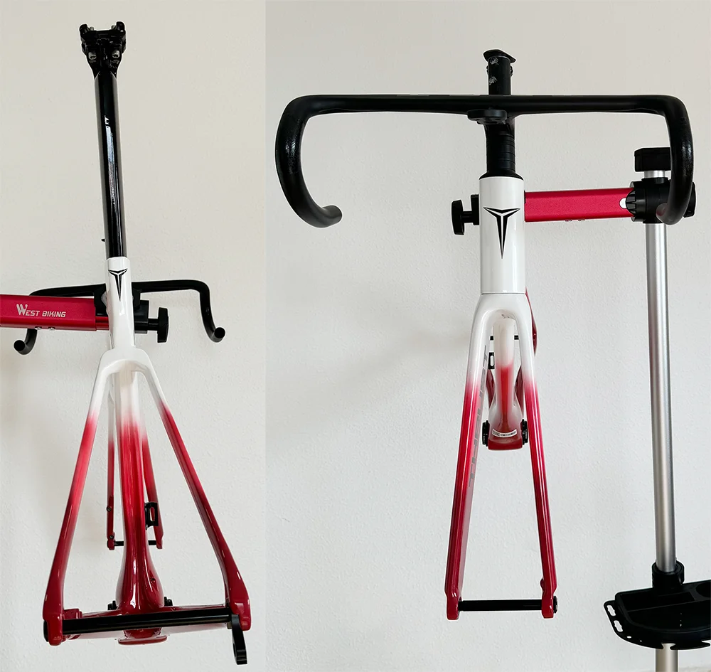 Упорная карбоновая рама для шоссейного велосипеда Карбоновая Полный внутренний