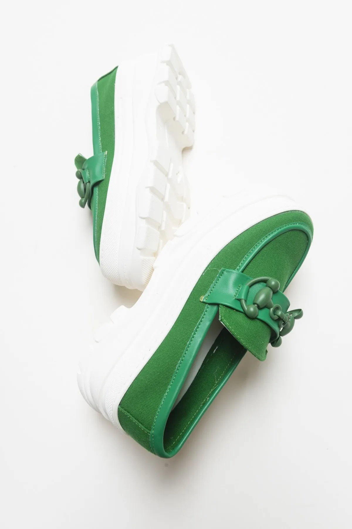 Качественная ткань Ruya из искусственной кожи и льна полиуретановый каблук на