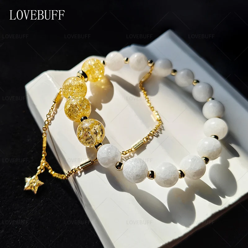 LOVEBUFF Love And Deepspace Xavier Secret Promise Зимний браслет с подвеской в виде звезды солнца и