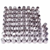 68 styles decorating nozzles icing pipe nozzles cream cakes baking decoration tool kits cooking supplies tools kitchen accessory