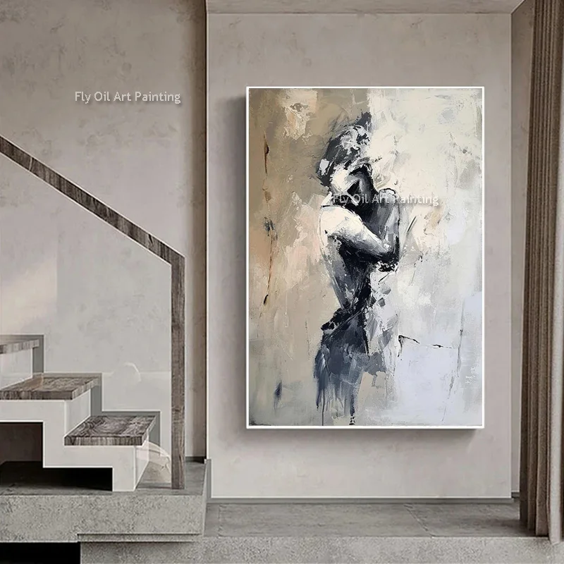 

Абстрактная картина для спальни FLY OIL ART