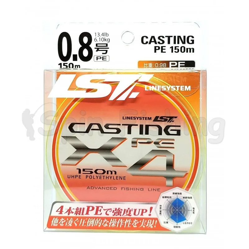 Фото Шнур плетёный LINE SYSTEM Casting PE х4 (Japan) №2