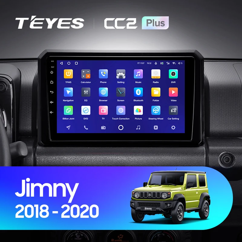 TEYES CC2L и CC2 Plus Штатная магнитола For Сузуки Джимни JB64 Suzuki Jimny 2018 - 2020 Android до 8-ЯДЕР 6 +