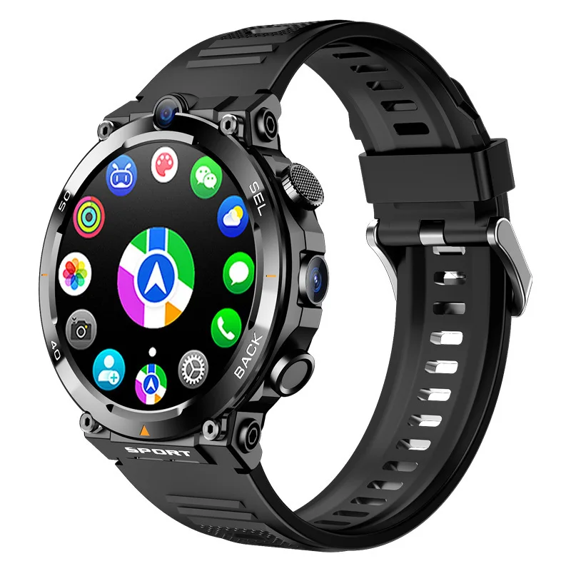 Фото Новые сетевые умные часы H10 4G, камера 16GROM, SIM-карта, GPS, Wi-Fi, беспроводной быстрый доступ к Интернету, NFC, Android умные часы №4