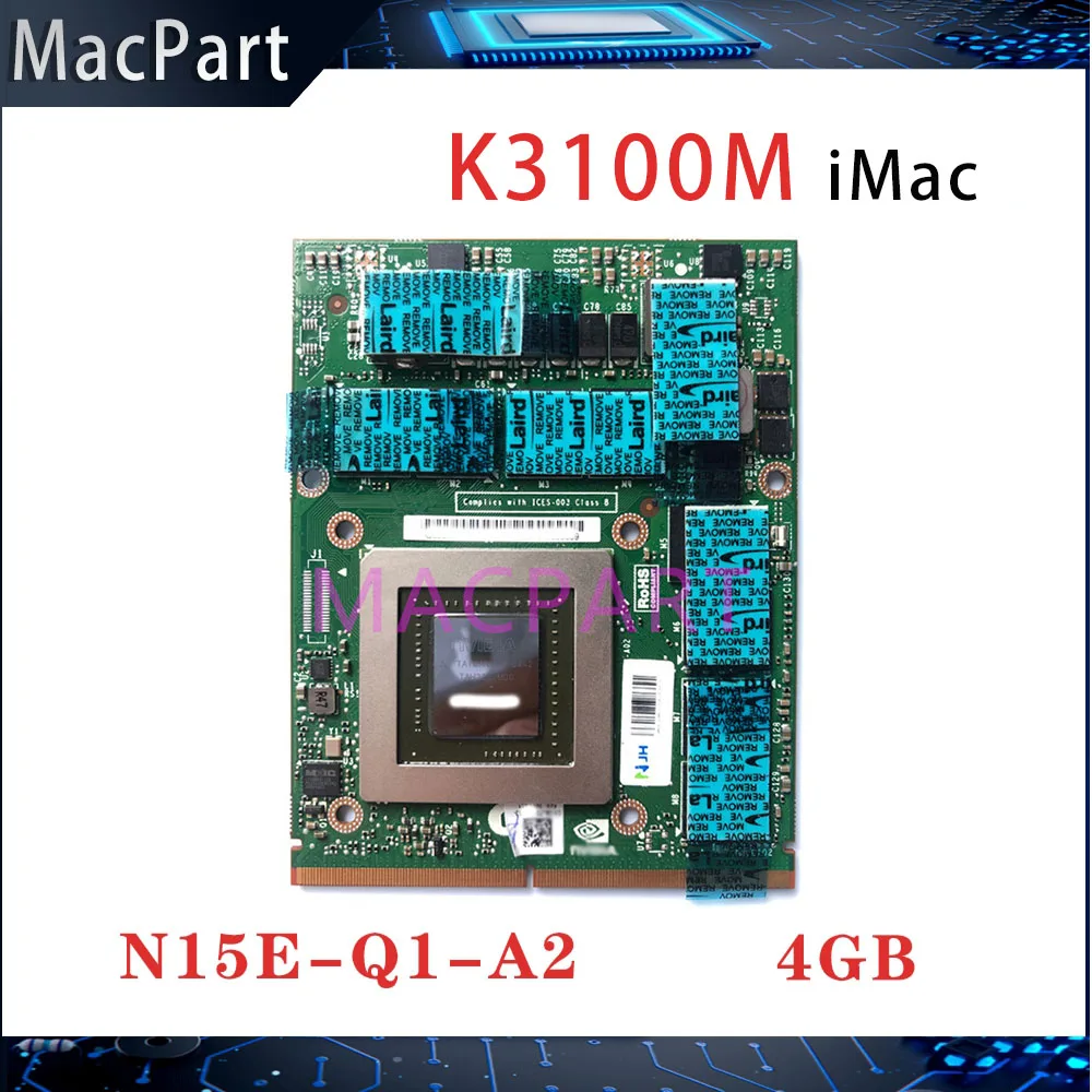 Видеокарта Quadro K3100M GDDR5 для Apple iMac A1312 27 дюймов 2010 2011 года | Компьютеры и офис
