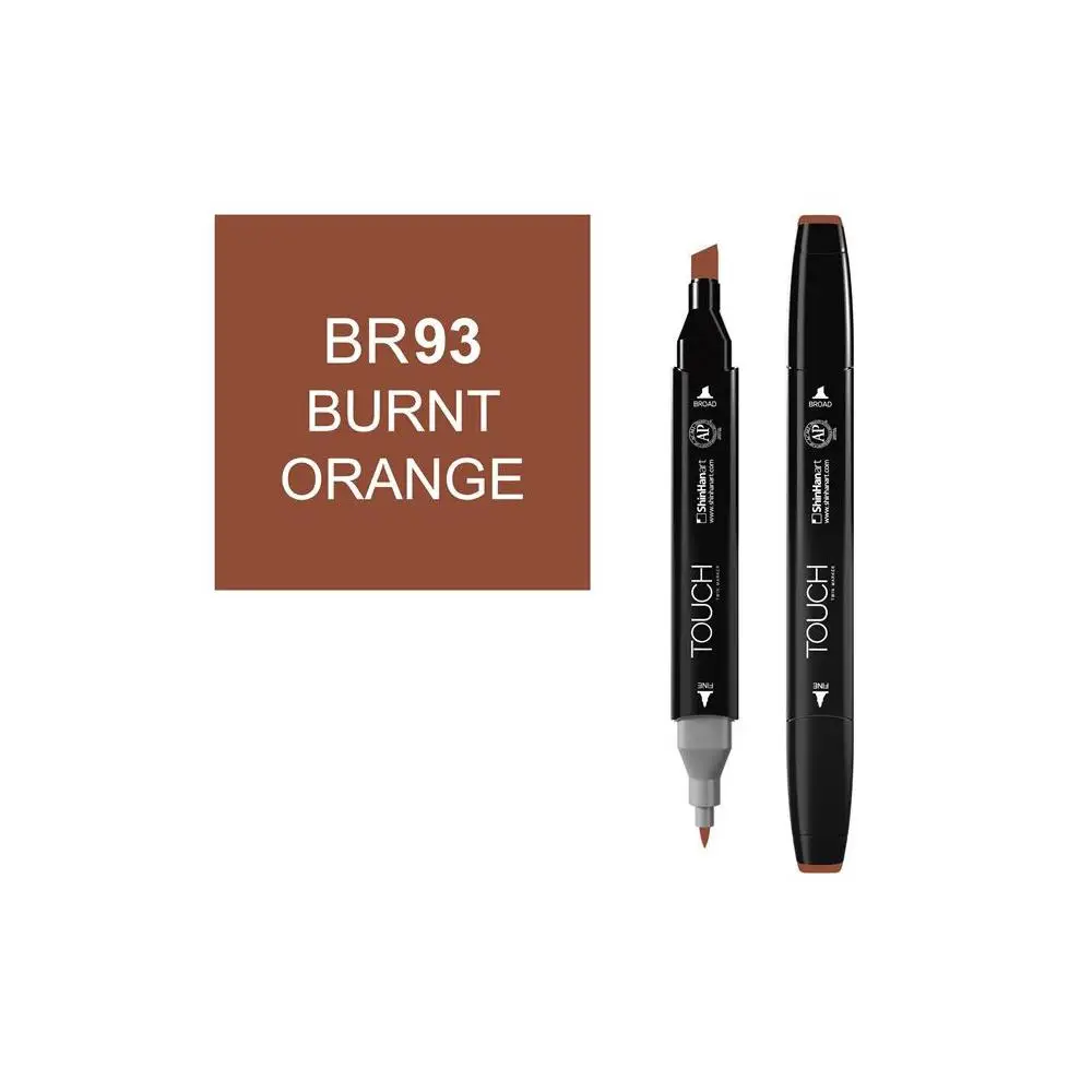 Marker touch twin 093 burning orange br93 | Art Markers