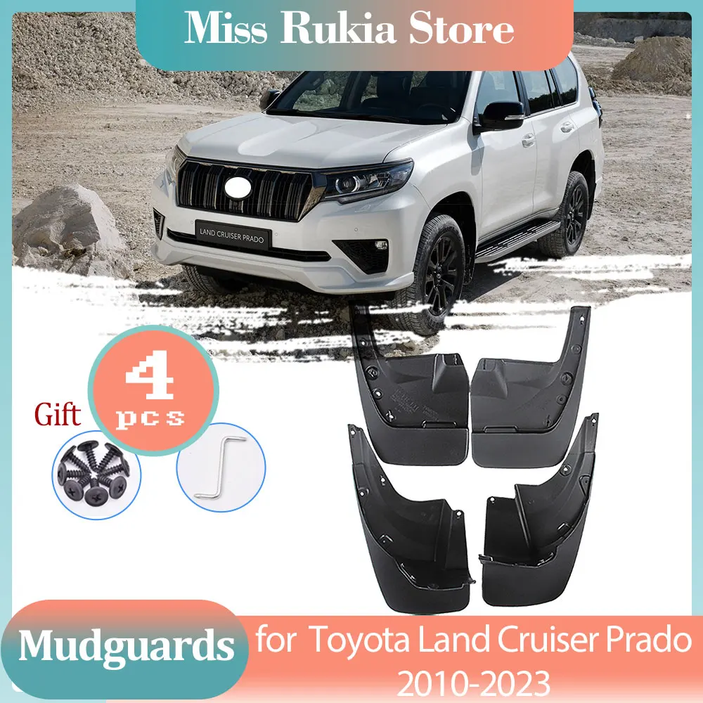 4x автомобильных брызговика для Toyota Land Cruiser Prado 150 J150 2010~2023 брызговики расширители