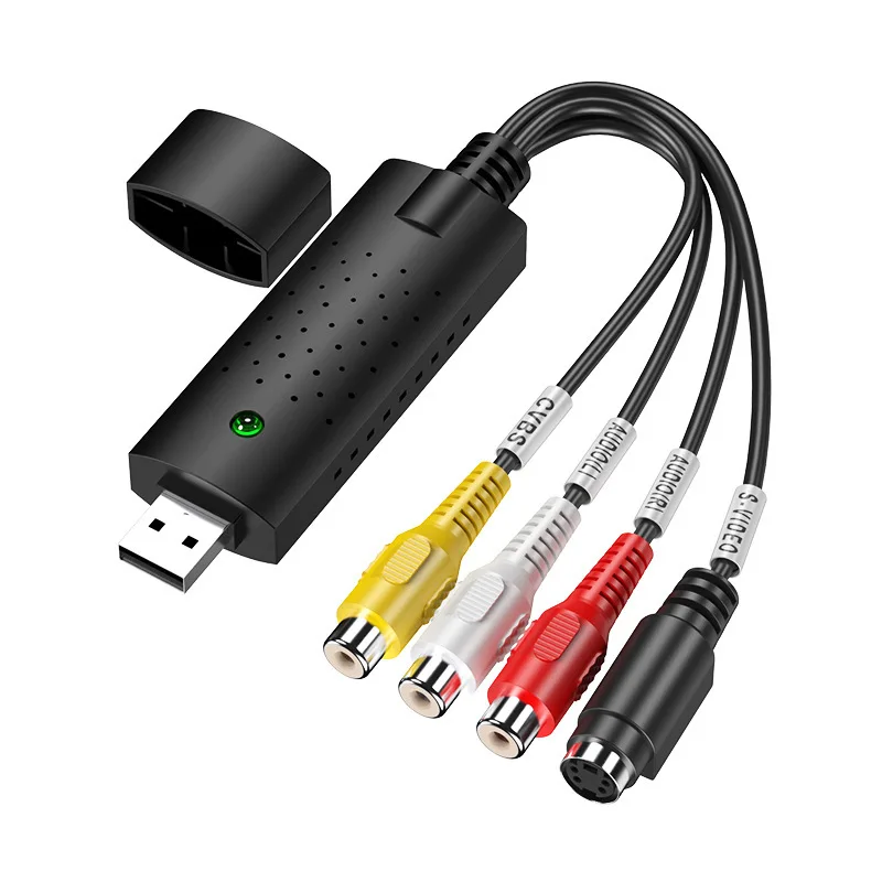 

USB 2.0 Audio Video VHS VCR to DVD Converter Capture Card Adapter