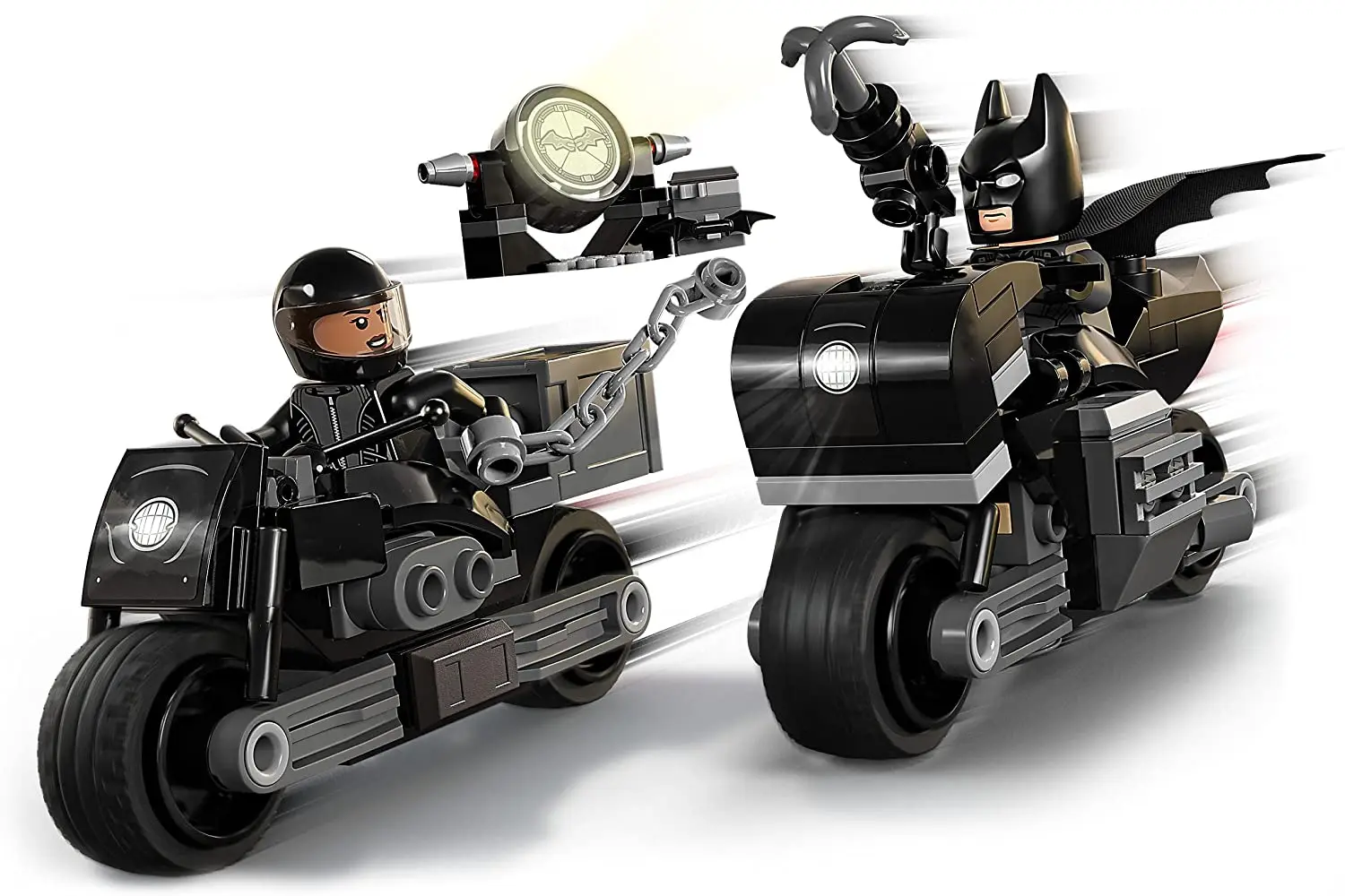 LEGO 76179 DC Batman & Selina Кайл мотоцикл модель для детей коллекция 2022 женщина-кошка