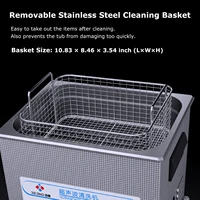 Ультразвуковая ванна JieJing J-040, 10 л за 13985 руб#4