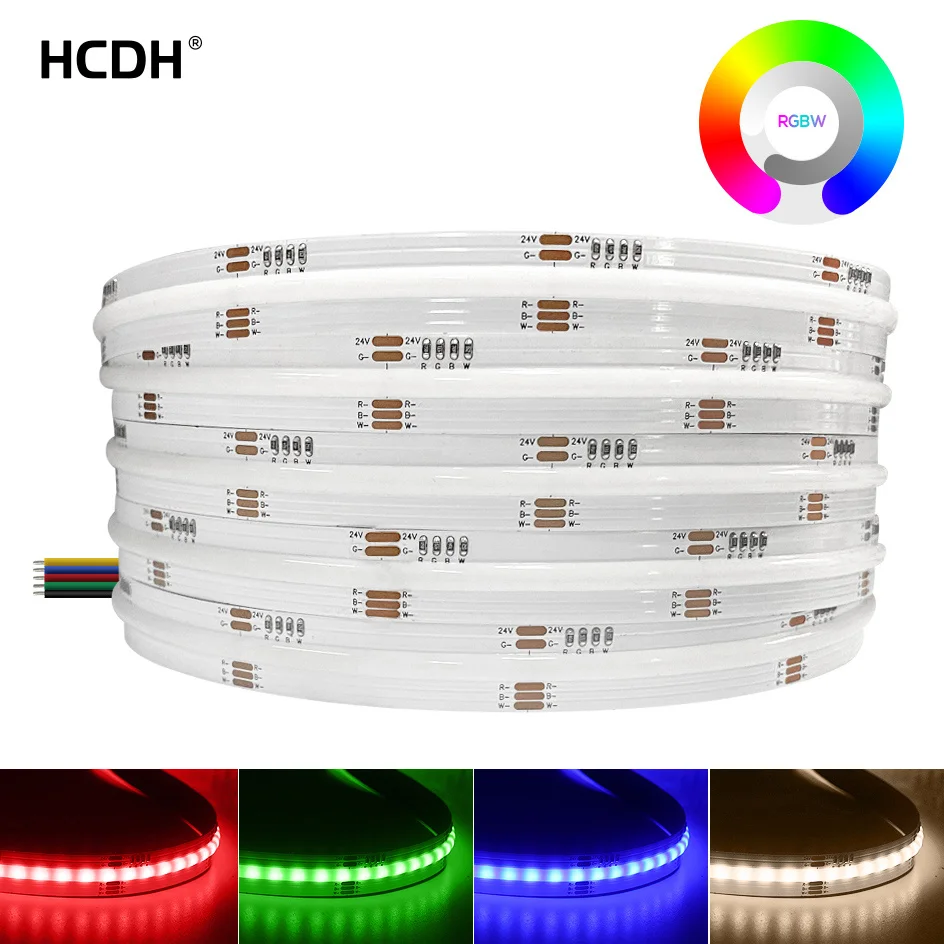 Светодиодная лента с регулируемой яркостью, 672 светодиодов/м, 10 м, 12 мм