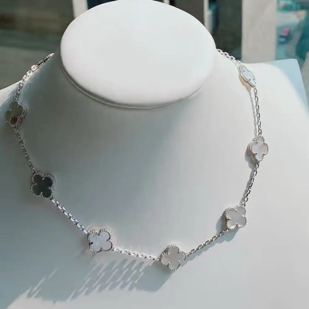 В Стиле модного изысканного женского ожерелья VAN CLEEF&ARPELS, ювелирные изделия в форме клевера, винтажное ожерелье Alhumbra, Подарочная копия 1v1