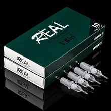 INKIN Real Safety Tattoo Needle Cartridge Precise Positioning Liner Shader for Tattoo Permanent Makeup Pen Machine 10 Pcs/Box