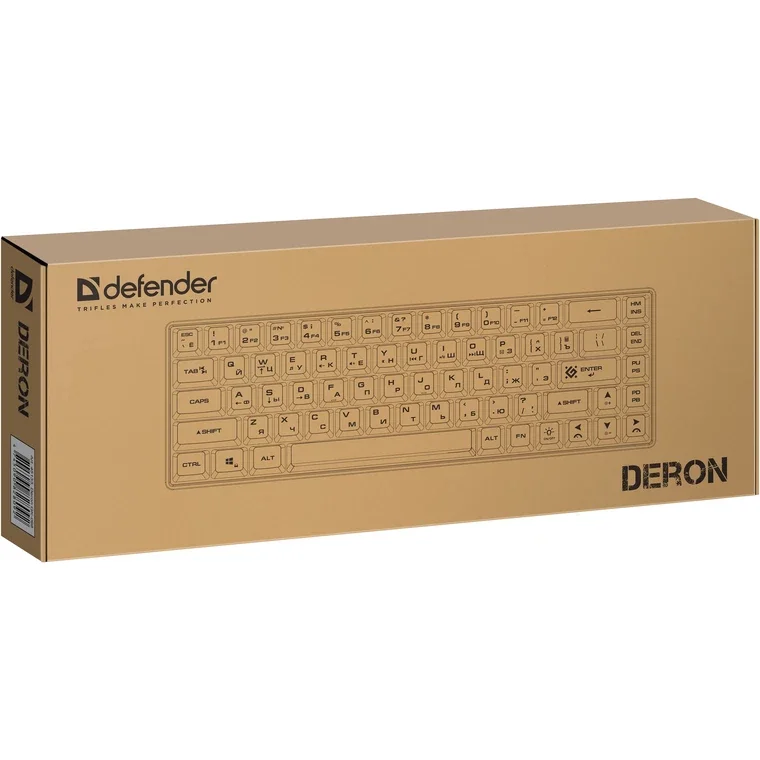 Клавиатура Defender Deron GK-098 USB белый/голубой тип подключения: беспроводная интерфейс: