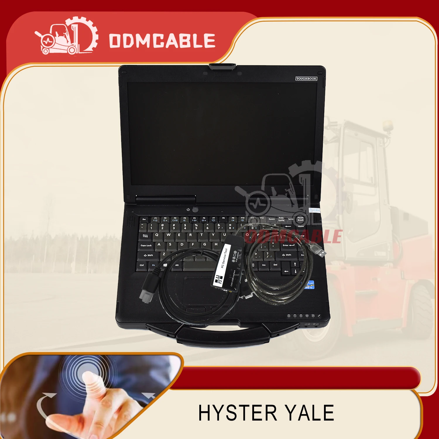 Диагностический сканер CF53 для ноутбука Yale Hyster автомобильный вилочный погрузчик