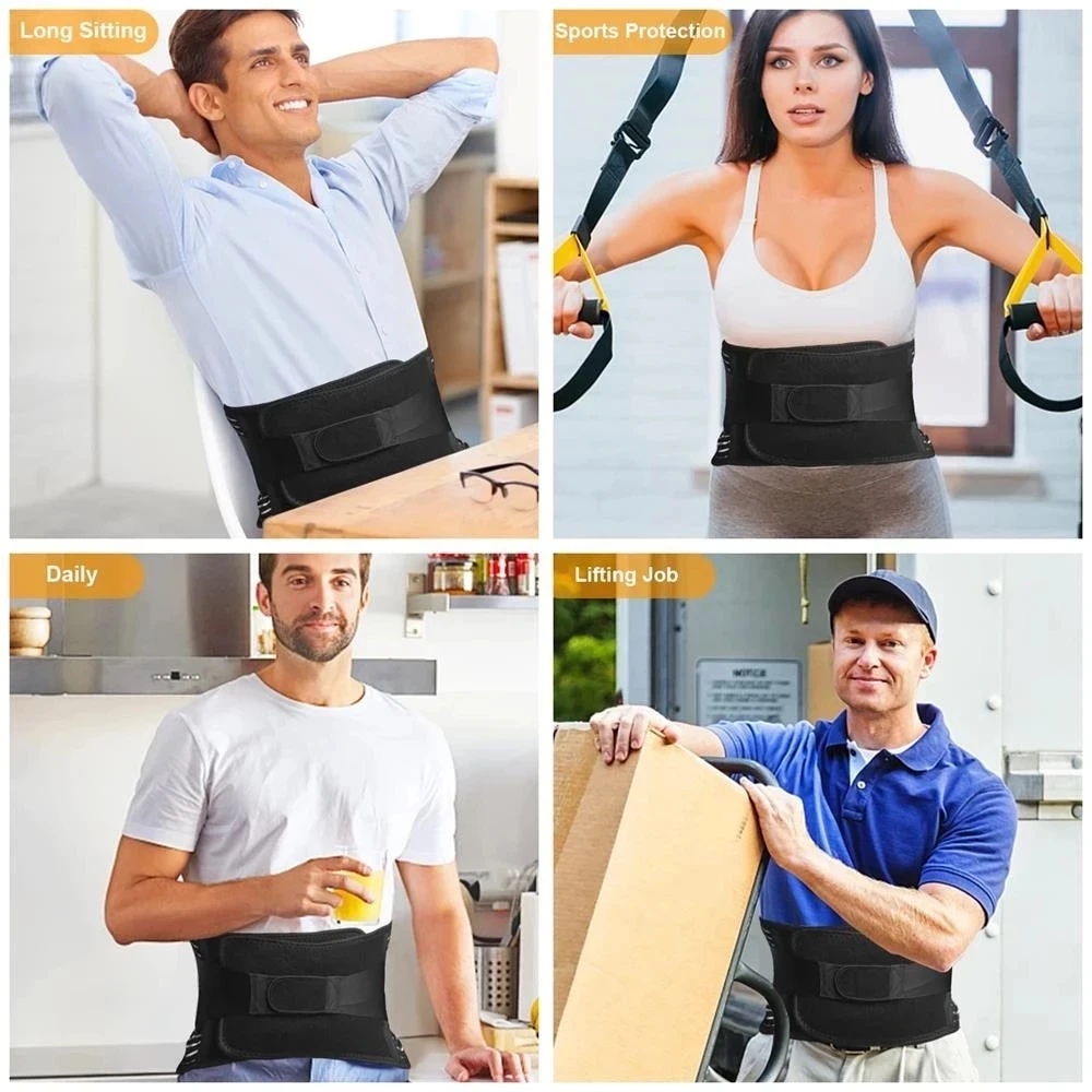 Двойной регулируемый пояс для поддержки позвоночника