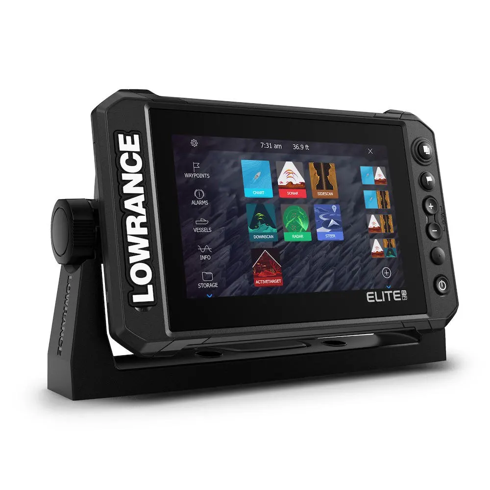 

BIG DISOUNST ON Lowrance Elite FS 7 Fish Finder with Active Imaging 3-in-1 Transducer, Preloaded C-MAP Contour+ Charts