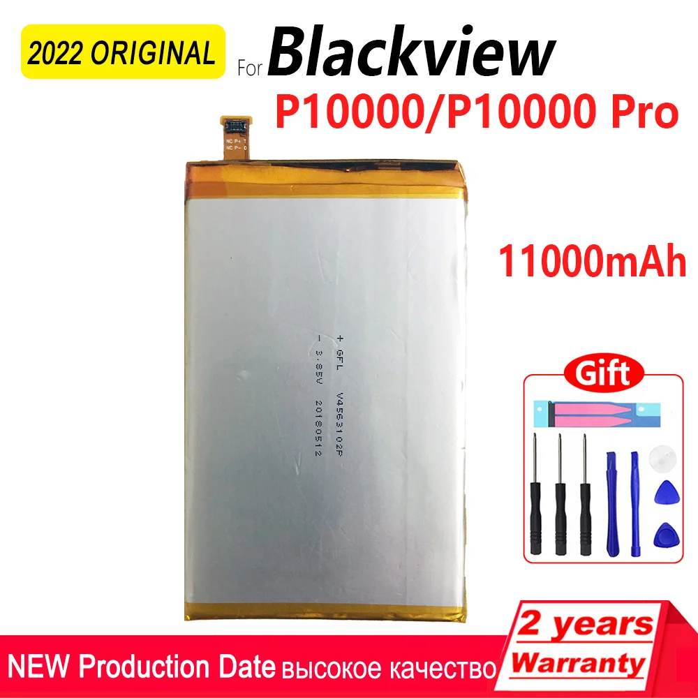 100% Оригинальный аккумулятор для телефона 11000 мАч Blackview P10000 Pro высококачественные