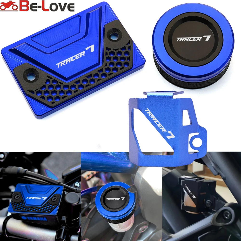 

For Yamaha TRACER 7/GT 2021 22 TRACER 7GT motorcycle front rear brake fluid protection master cylinder fuel tank cap Protection