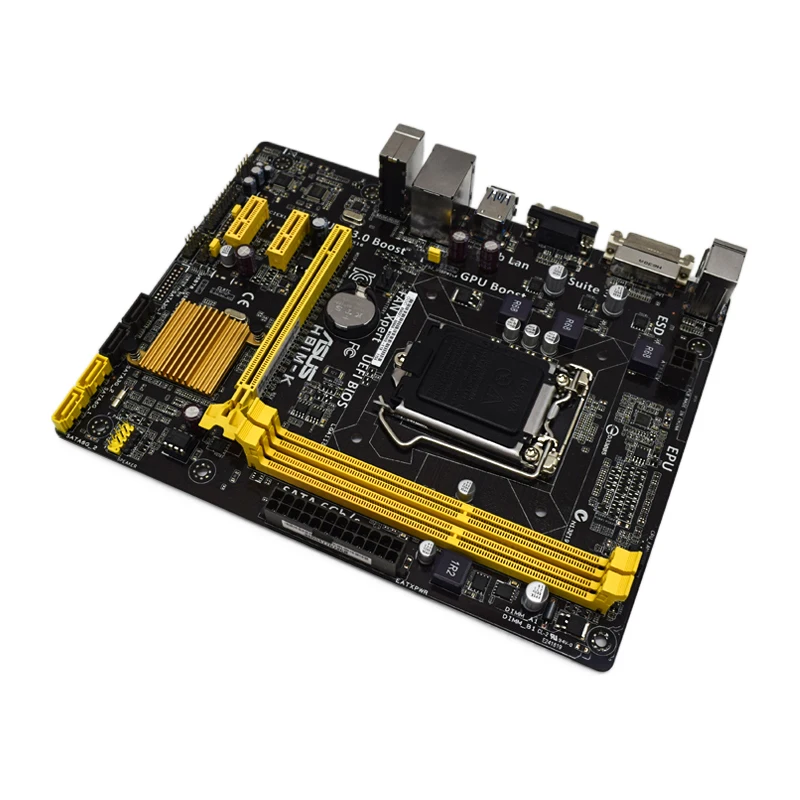 ASUS H81M-K материнская плата LGA 1150 DDR3 Intel H81 16 Гб USB3.0 SATA III PCI-E 2 0 Micro ATX для Core i5-4460 - купить