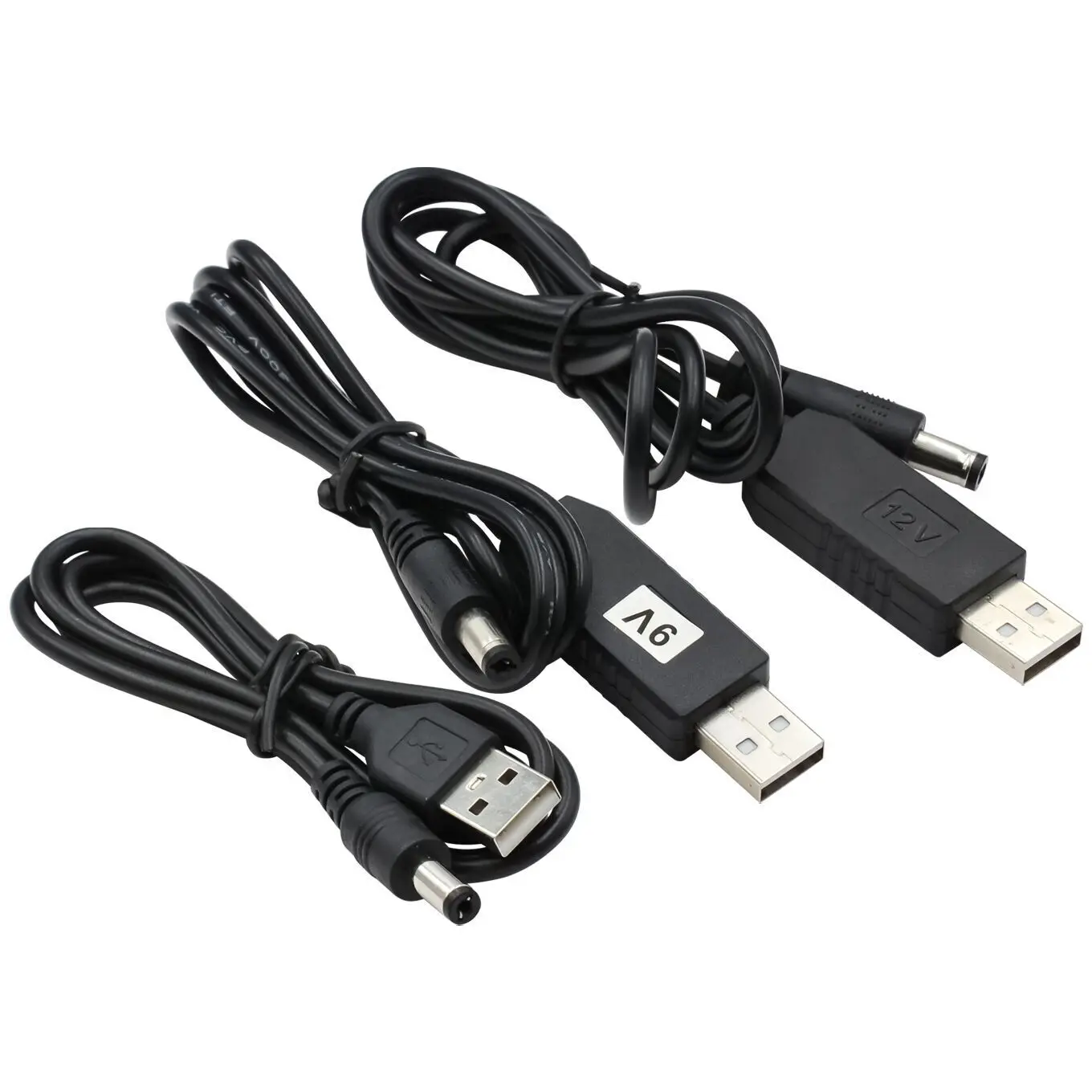 Кабельный модуль повышения напряжения USB от 5V до 9V / 12V DC