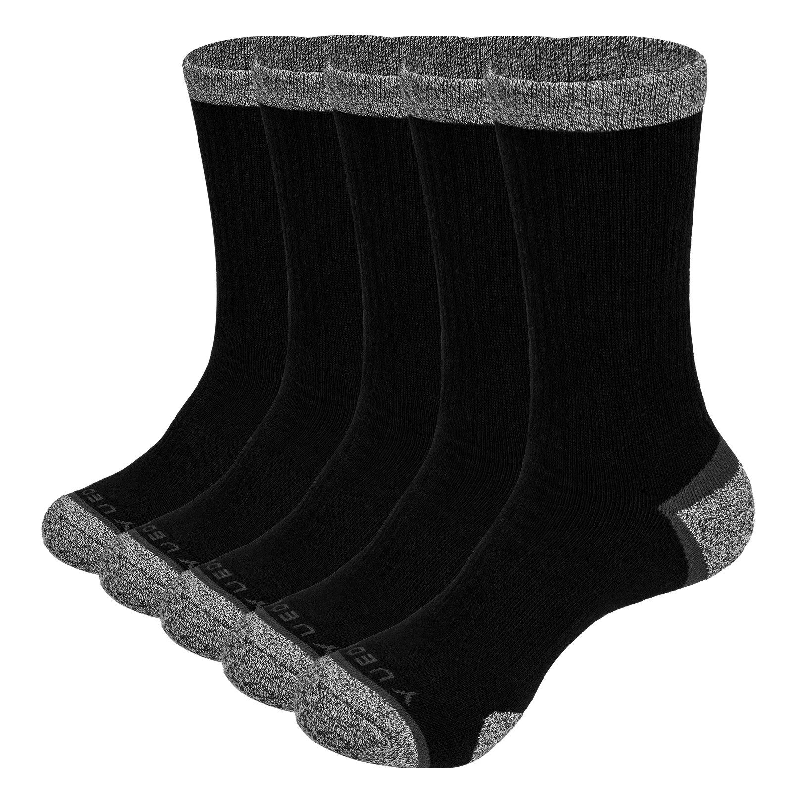 YUEGDE Brand Men's High Quality Winter Moisture Wick Casual Cushion Cotton Crew Thick Thermal Warm Socks For Male Size 36-44 EU