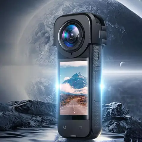 Защитный чехол для объектива Insta 360X4. Держите объектив в чистоте. Надежная защита. Улучшенные оптические характеристики.