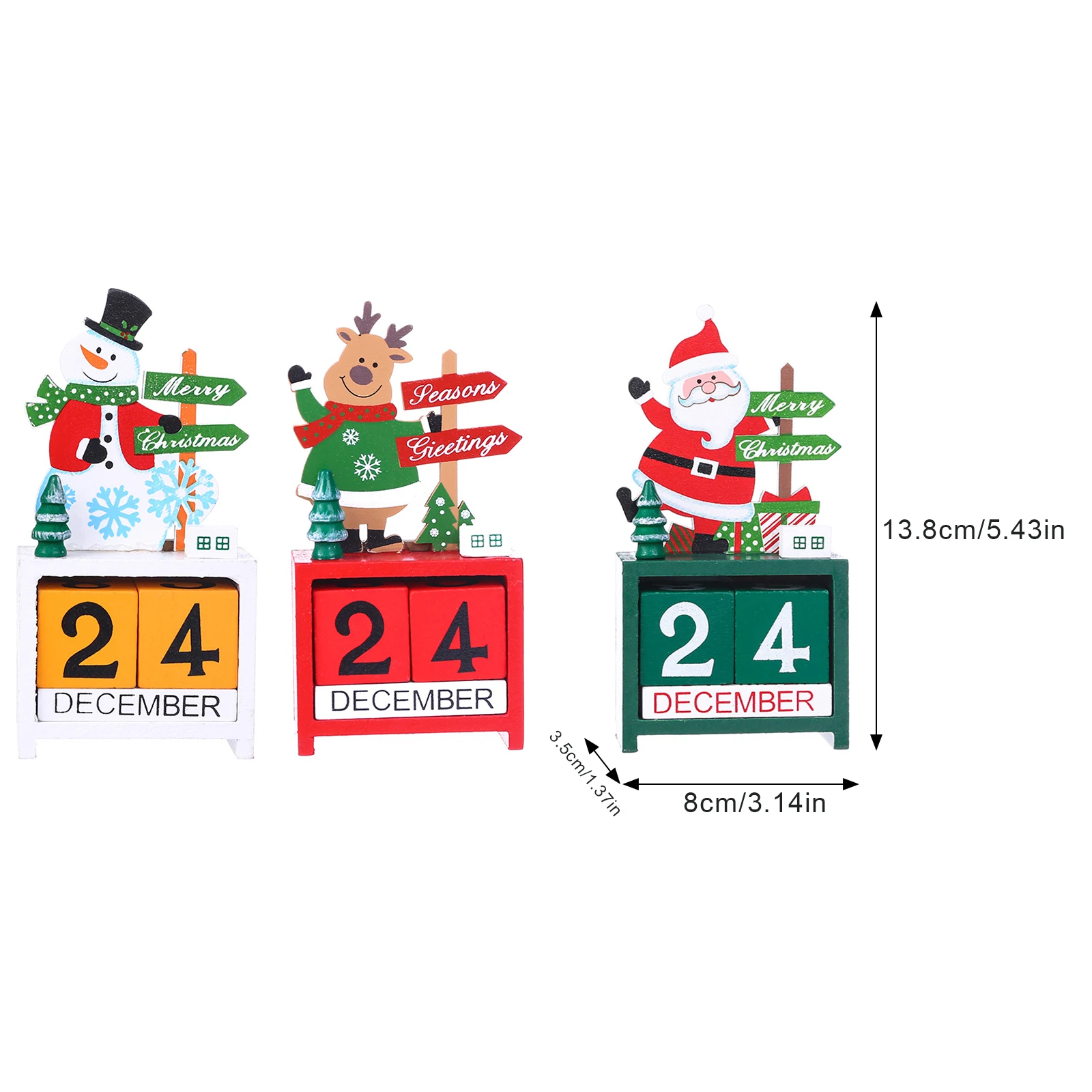 Рождественский подарок для детей: Деревянный интерактивный календарь