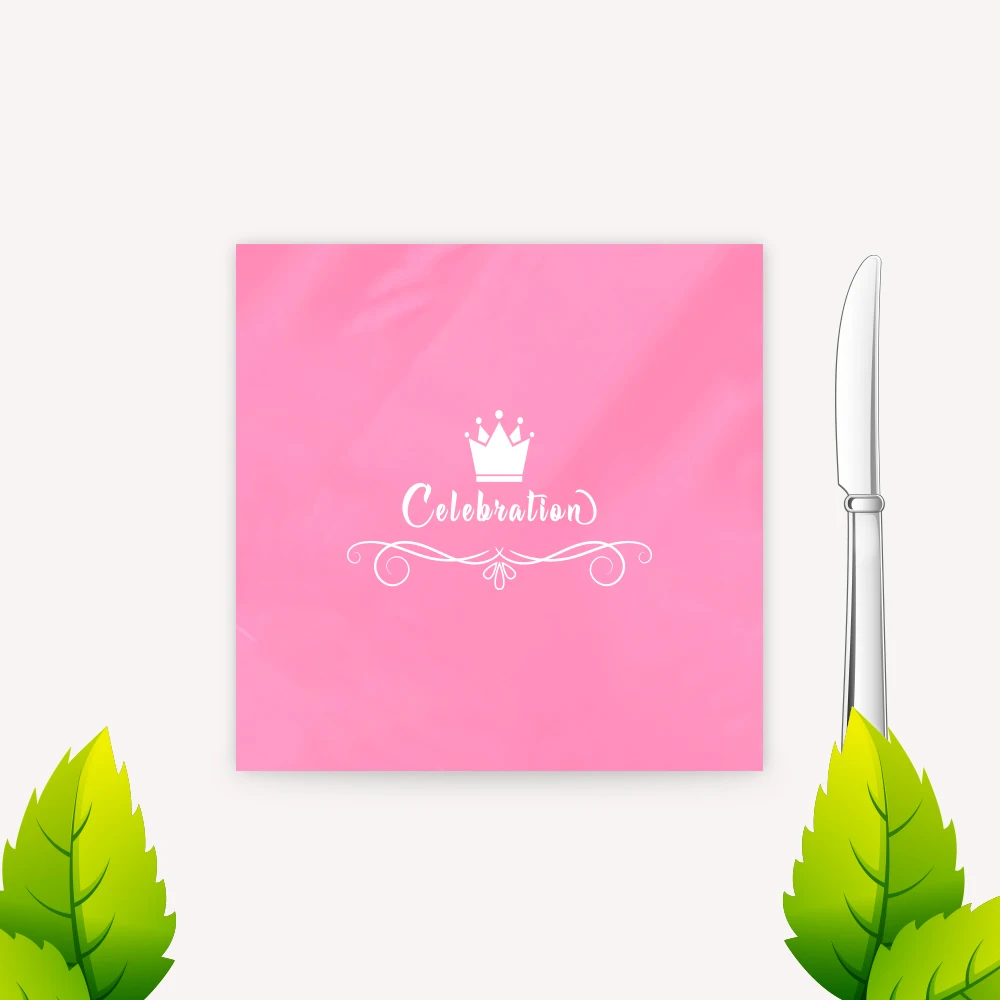 

High Grade Printed Dispenser Customized Paper Restaurant Cocktail Napkins Wedding Birthday Party Favors