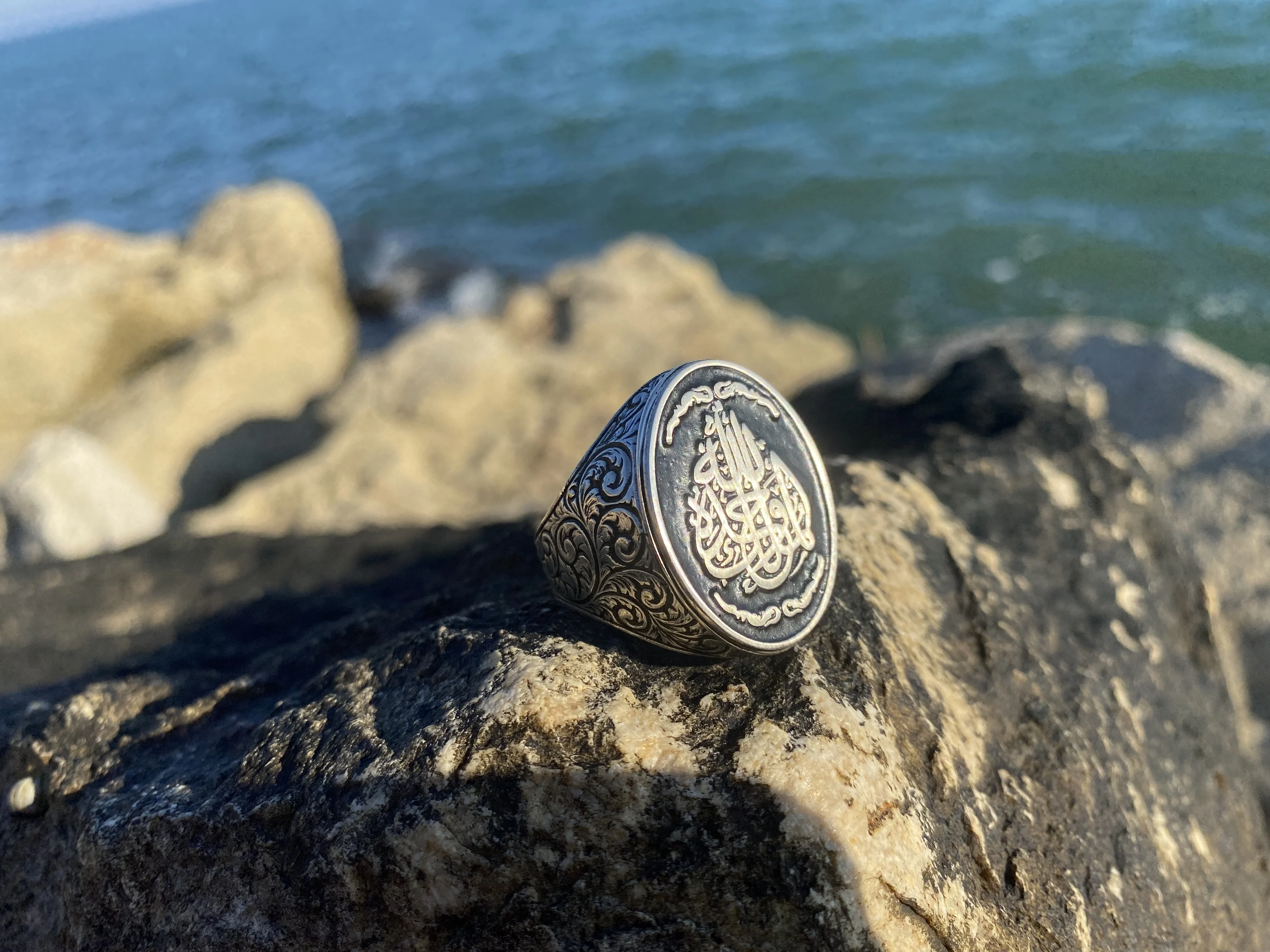 

Серия султана-серебряное кольцо специального дизайна с Аллах, модное турецкое письмо премиального качества ручной работы, подарок,