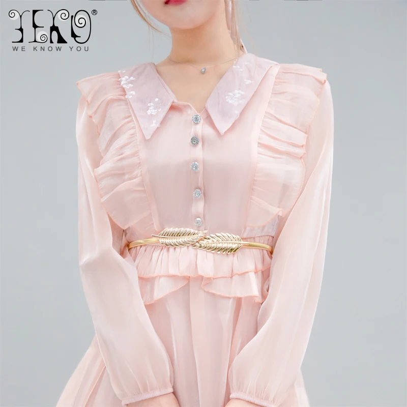 Новый модный декоративный наружный женский ремень YEKO в универсальном стиле ins