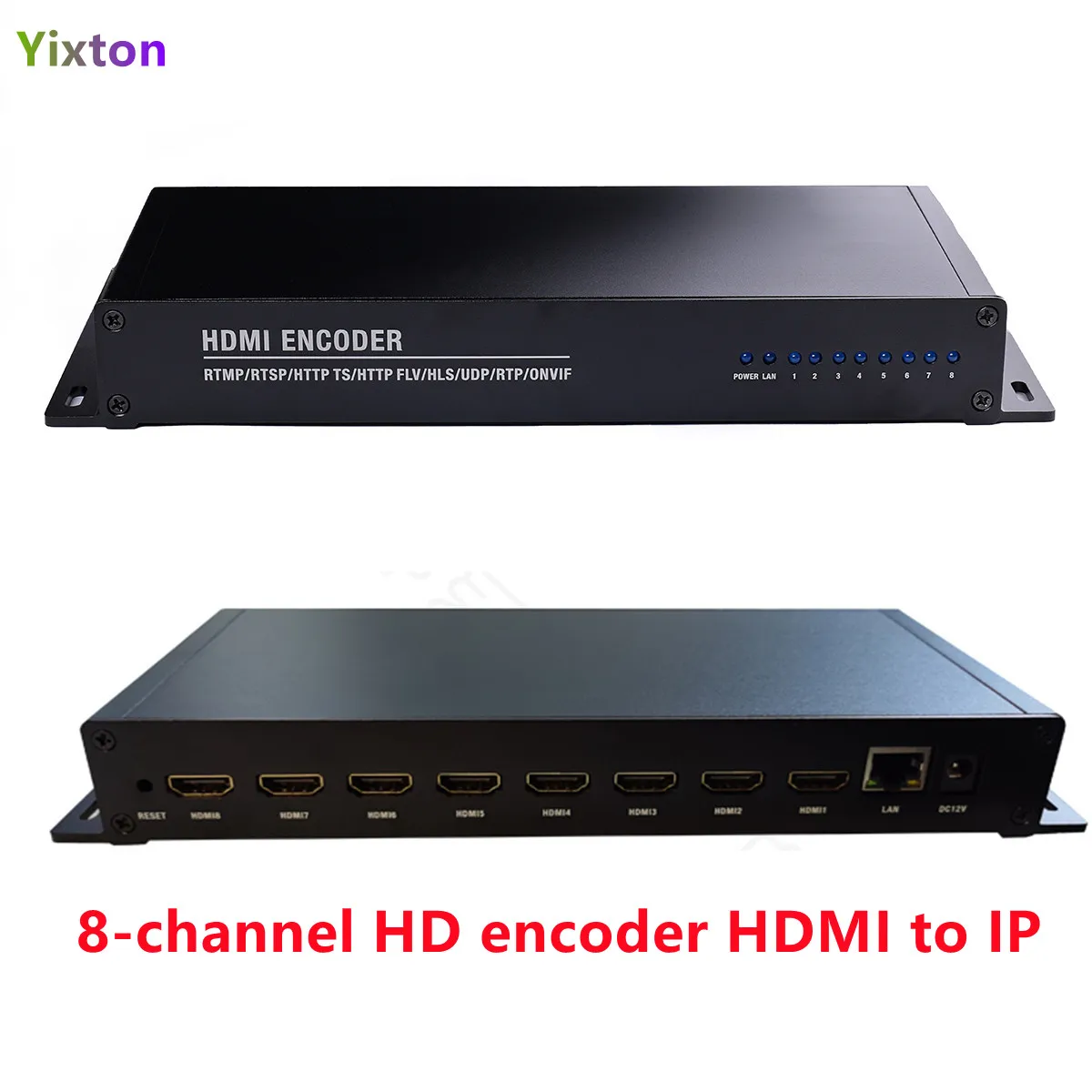 

8-channel HD encoder HDMI to IP, H265/264 network encoder, live encoder
