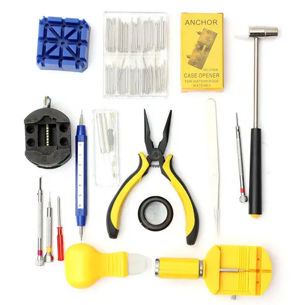 

19pcs Watch Repair Tool Set Watch Band Remover Holder Case Opener