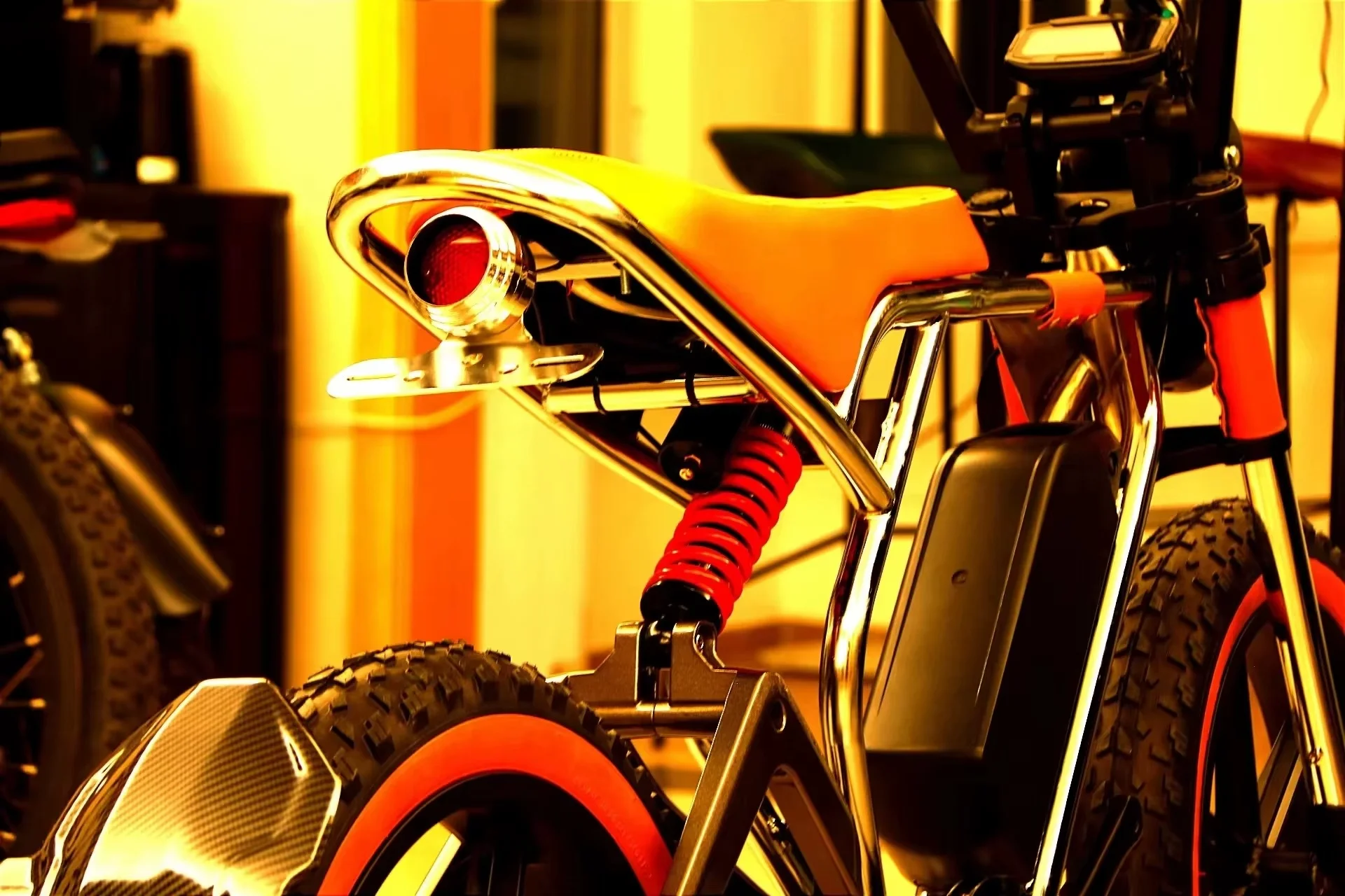 Фото 2025 Новый дизайн E Bike Fat 20*4 Urban Commute Ebike Cro-Moly Стальная рама Электрический горный велосипед класса 3, новая рама Ebike Commuter №5