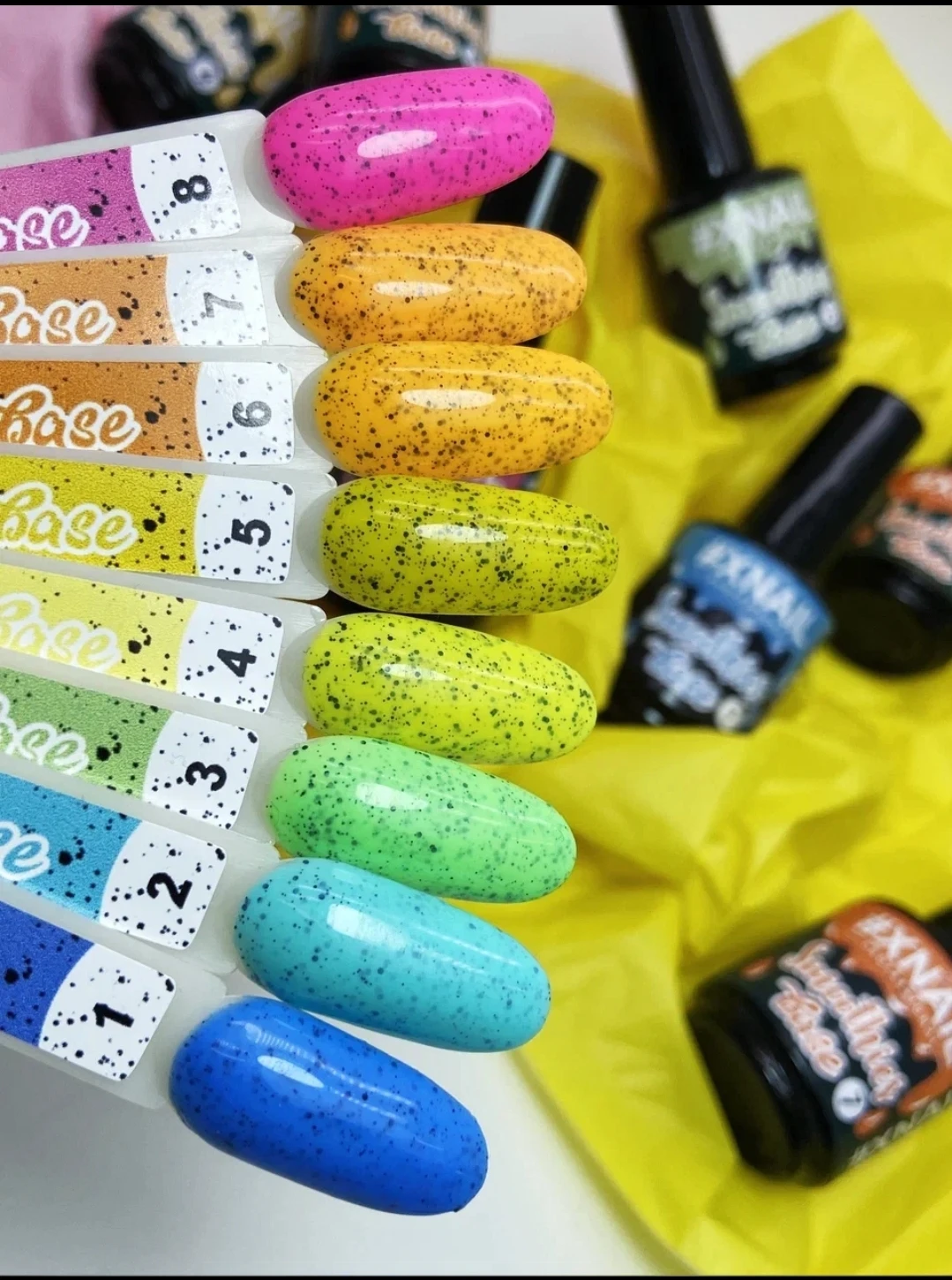 Xnail smoothies base (color with the effect of &quotsmoothies&quot) 10 ml. | Base Coat