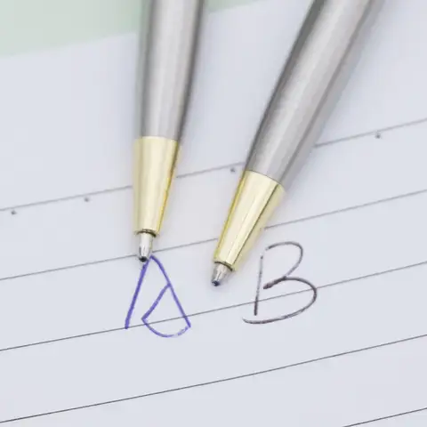 Металлическая шариковая ручка Biro синяя